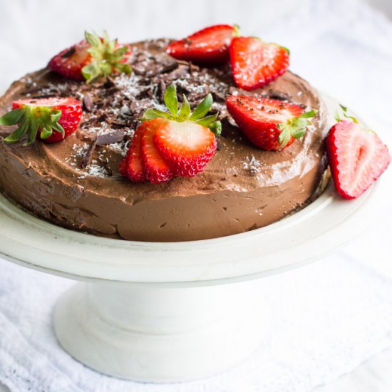 Sweet Potato Chocolate Mousse Cake