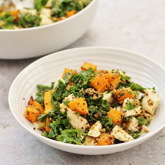 Leftover Chicken & Pumpkin Salad