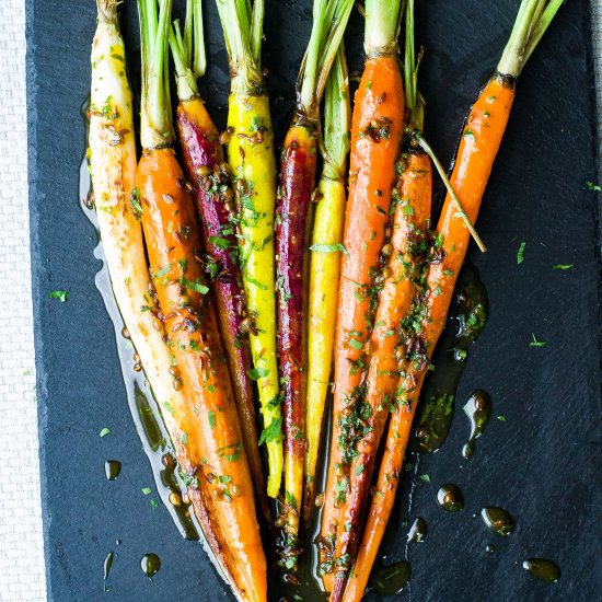 Roasted Brown Sugar Carrots