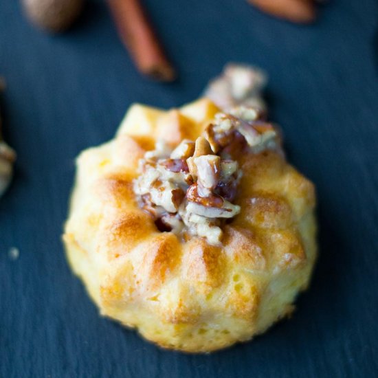 Mini Carrot Bundt Cakes with Pecans