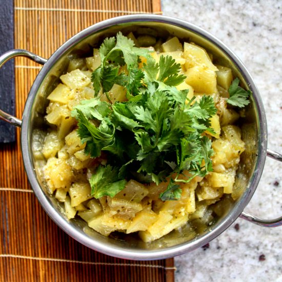 Thai Green Curried Zucchini