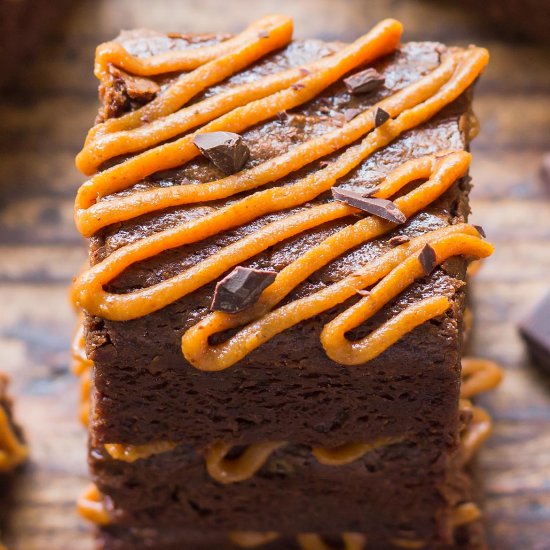 Chcocolate Pumpkin Brownies