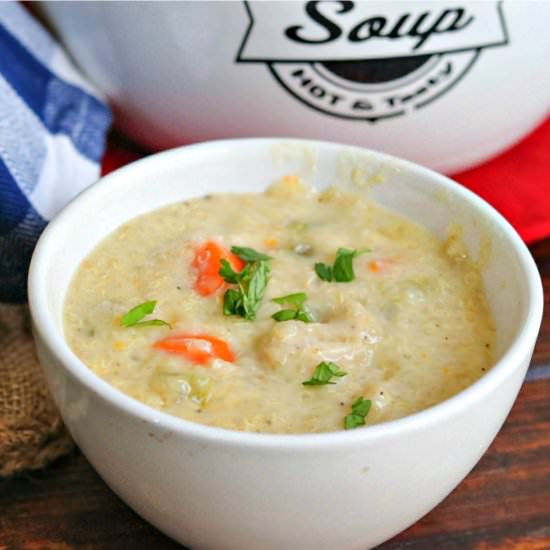 Creamy Chicken Stew with Quinoa