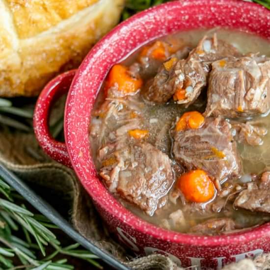 Red Wine & Rosemary Beef Stew