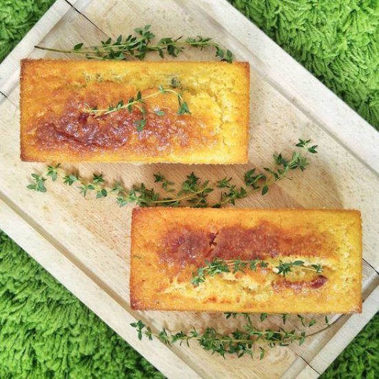 Grapefruit Cranberry & Thyme Loaves