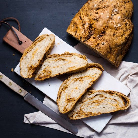 Rustic Chorizo and Cheddar Loaf