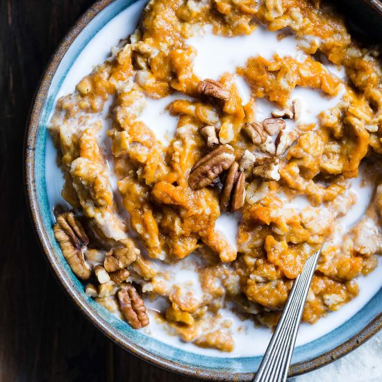 Pumpkin Protein Oatmeal