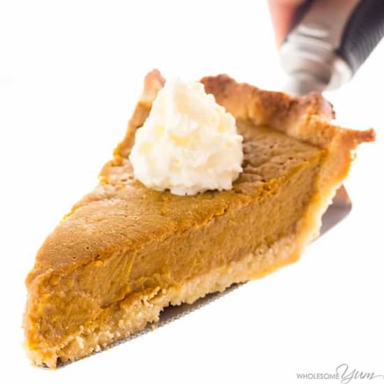 Easy Keto Low Carb Pumpkin Pie