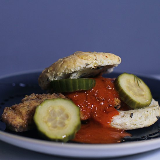 Fried Chicken & Sage Biscuits