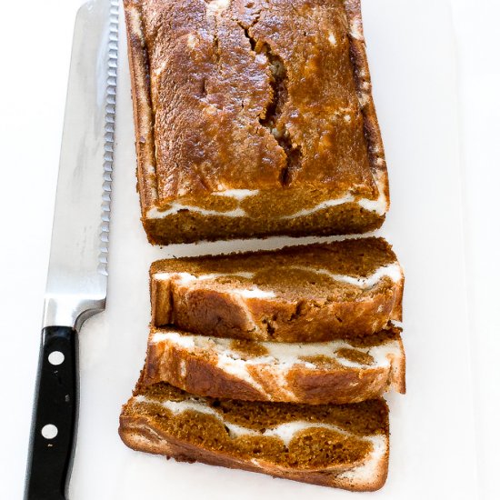 Pumpkin Cream Cheese Bread