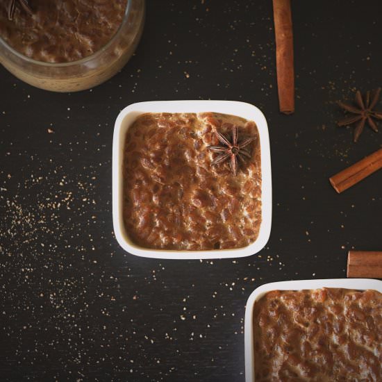 Pumpkin Spice Brown Rice Pudding