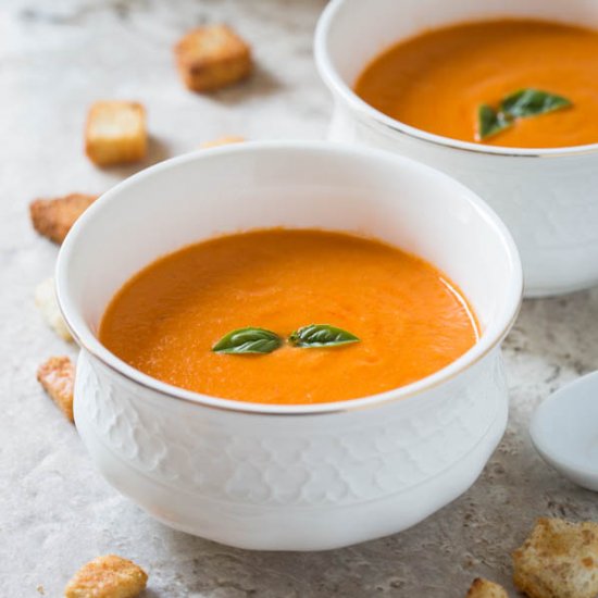 Creamy Roasted Tomato Soup