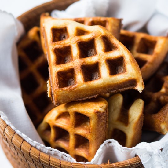 30-Minute GF Yeasted Waffle Bread