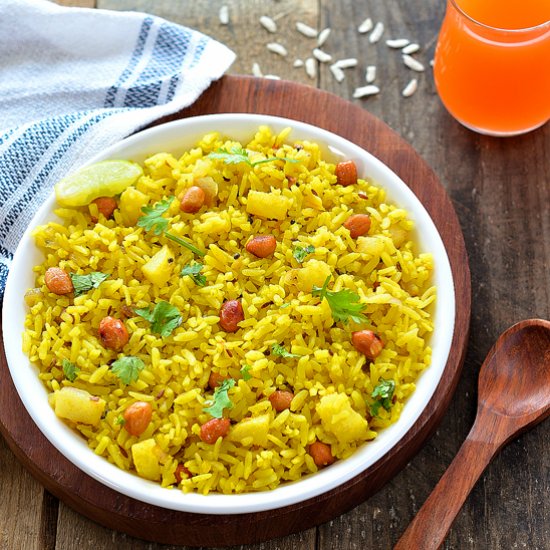 Kanda Batata Poha | Aloo Poha