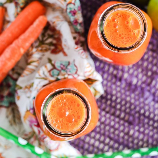 Fresh Carrot Orange Juice