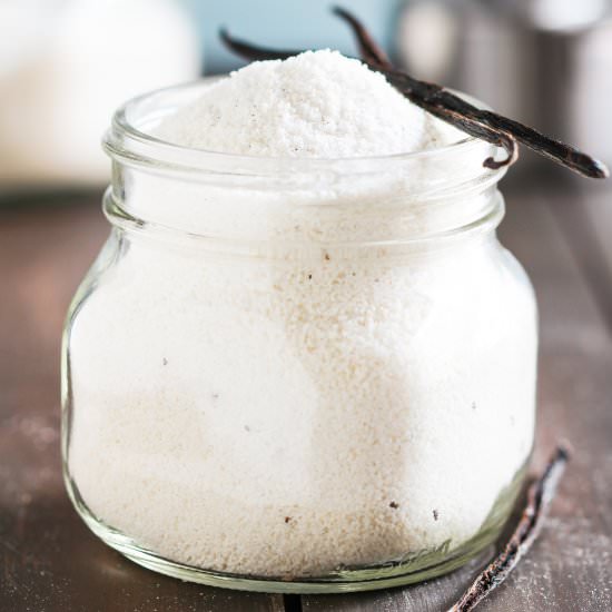 Low Calorie Homemade Vanilla Sugar