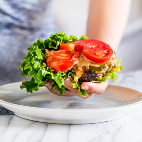 In and Out Style Burger Wraps