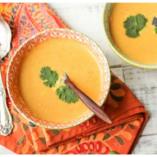 Instant Pot Thai Carrot Soup