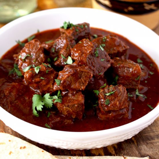 Chile Colorado Beef Stew