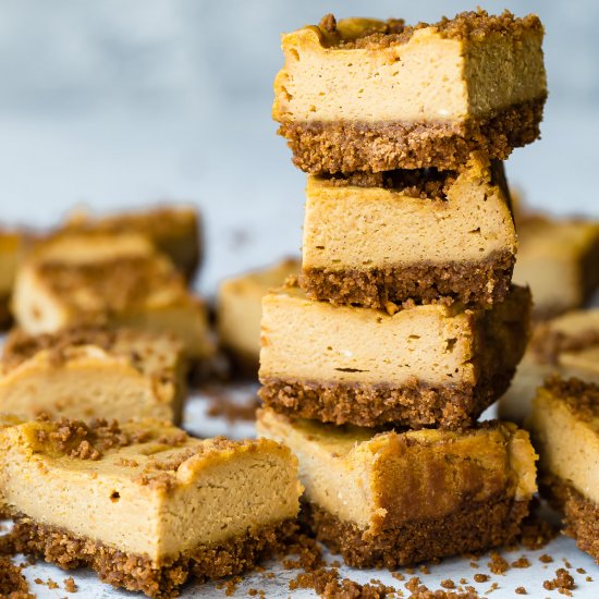 Pumpkin Cheesecake Cookie Bars