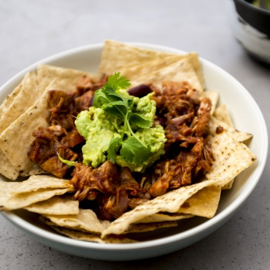 Vegan Pulled ‘Pork’ Nachos