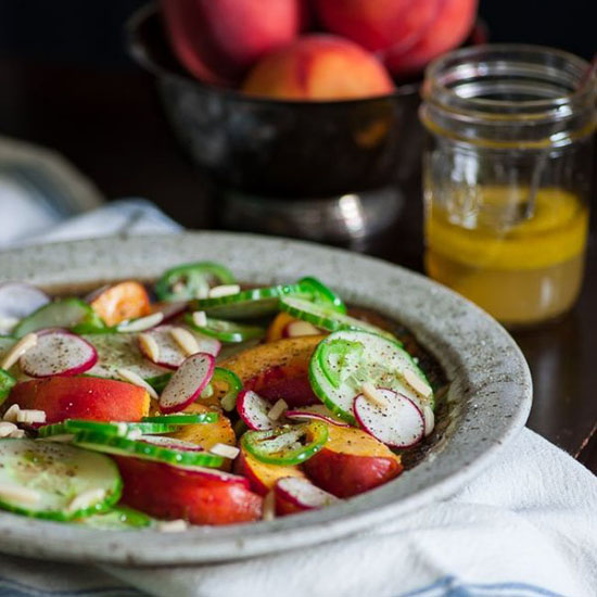 Peach Cucumber Salad