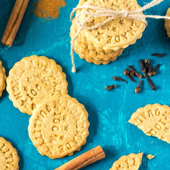 Homemade Lotus Biscoff Shortbreads