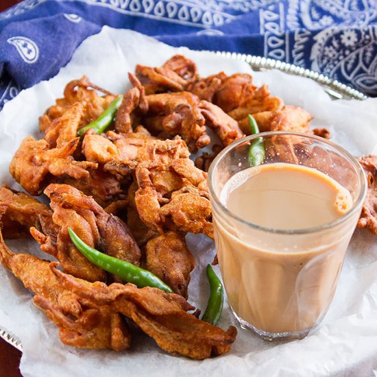 Onion Pakora Crispy Fried Onion