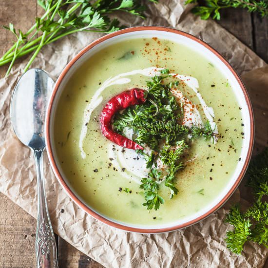 Cream of Cucumber Soup