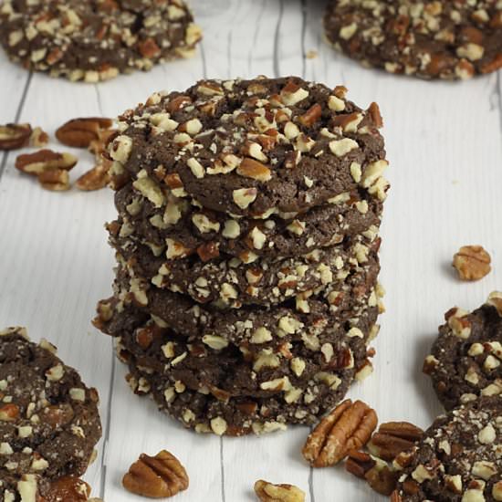 Chocolate Turtle Cookies