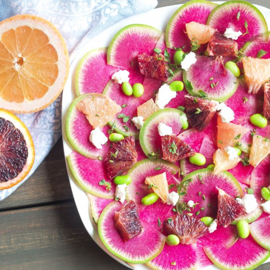 Raw Watermelon and Citrus Salad