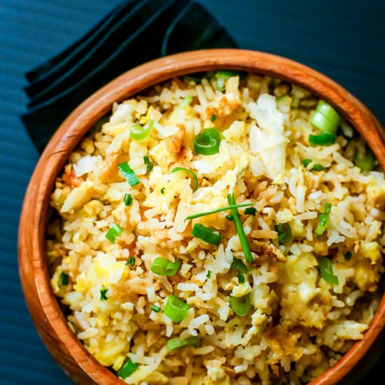 Easy Fried Rice Recipe with Eggs