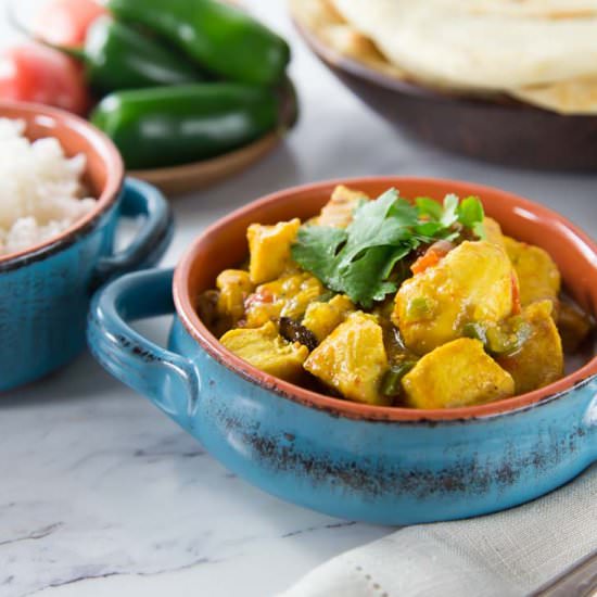 Spicy Indian Chicken Xacuti