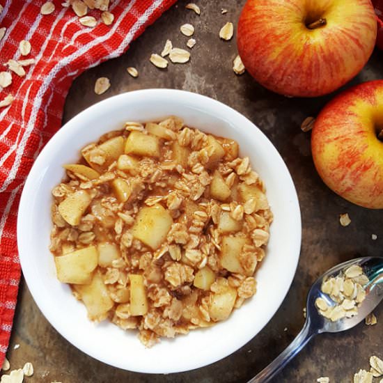 Caramel Apple Oatmeal