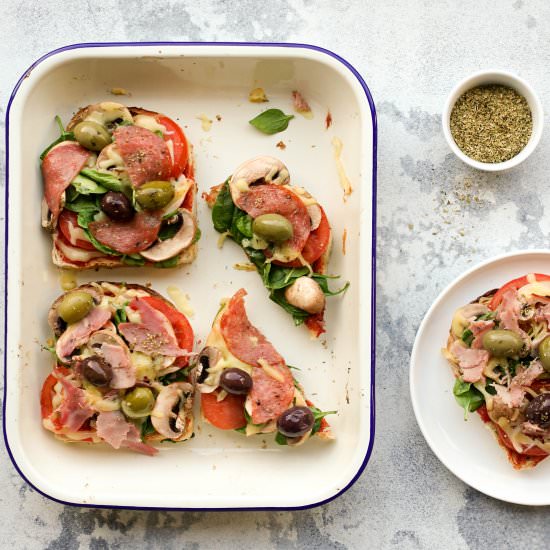 Healthy Pizza Toast