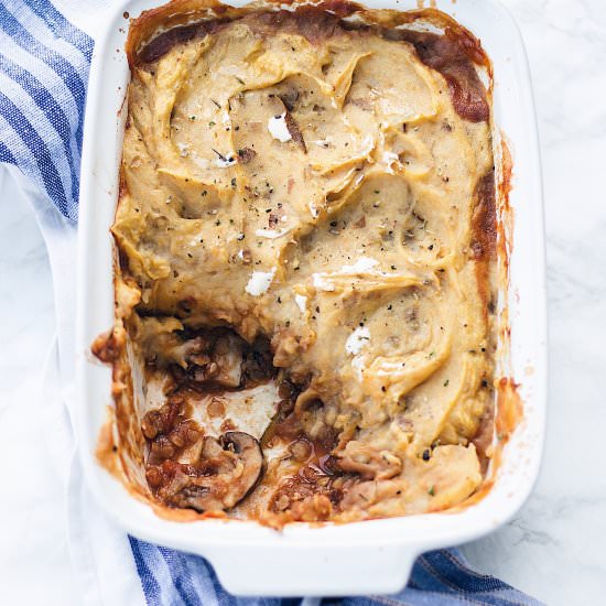 Lentil and Courgette Shepherd’s Pie