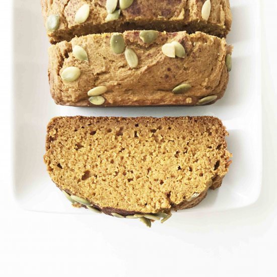 Healthy Pumpkin Spice Bread