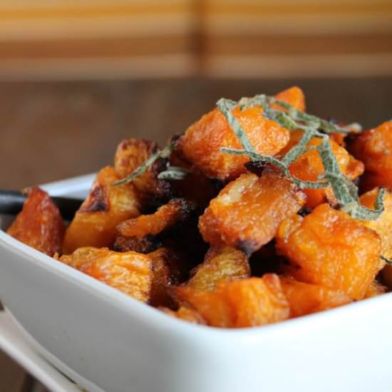 Easy Roasted Caramelized Butternut Squash