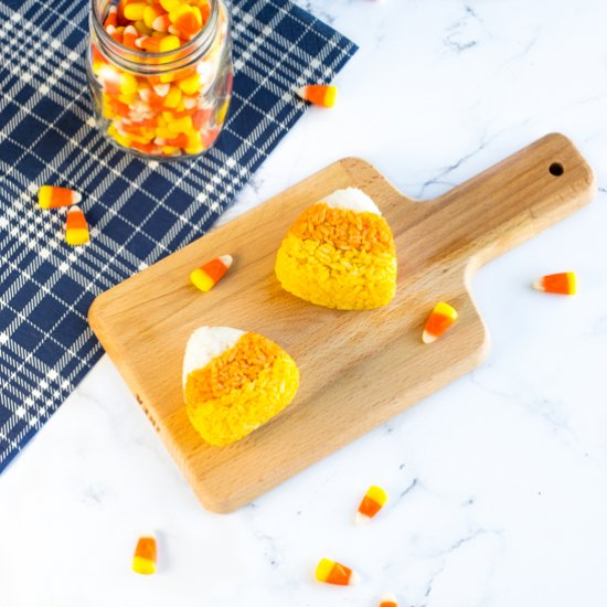 Candy Corn Onigiri