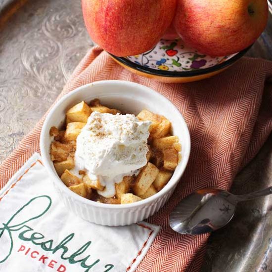 Apple Crisp For One