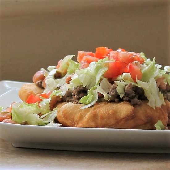 American Indian Fry Bread Tacos