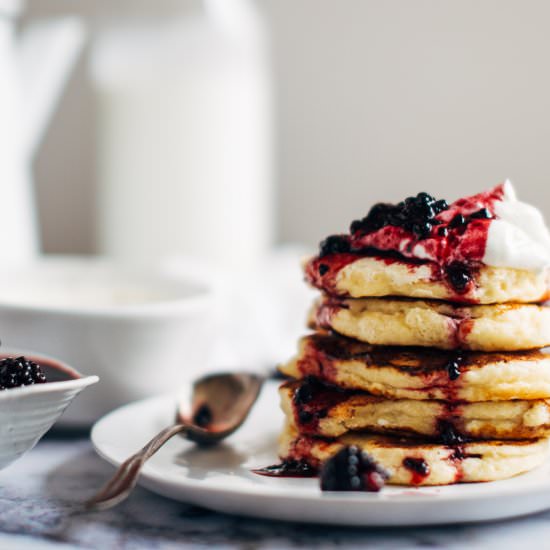 Fluffy Ricotta Pancakes