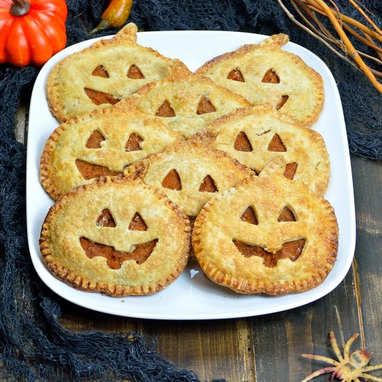 Haunted Pumpkin Hand Pies