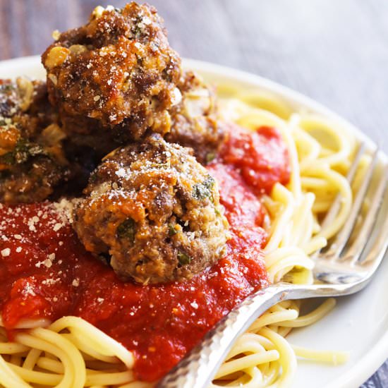 Easy Baked Meatballs