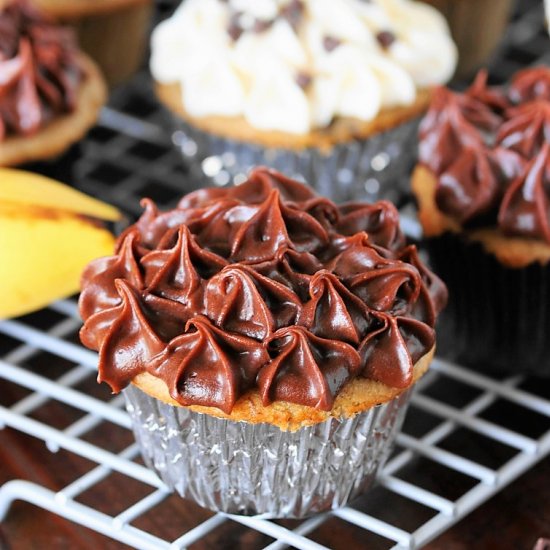 Banana Chocolate Chip Cupcakes