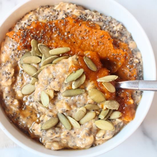 Pumpkin Pie Overnight Oats