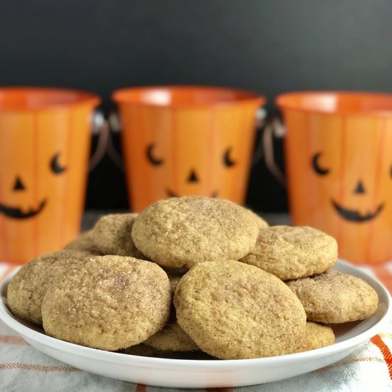 Pumpkin Snickerdoodle Cookies