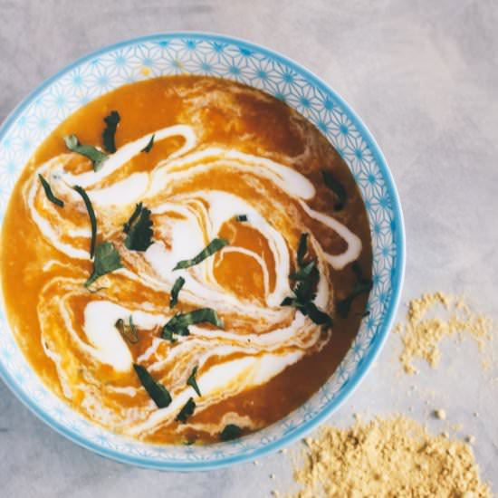 Carrot, Miso & Double Ginger Soup