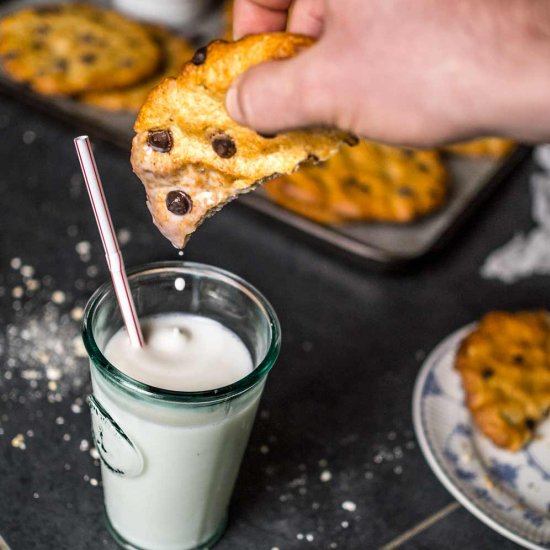 PB Choc-Chip Cookies