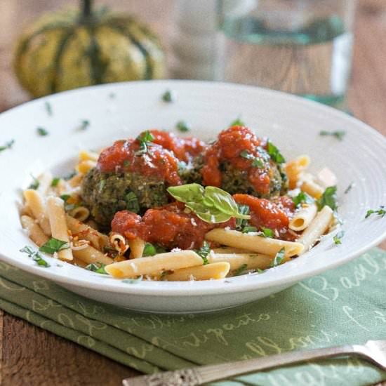 Zucchini Mushroom ‘Meatballs’